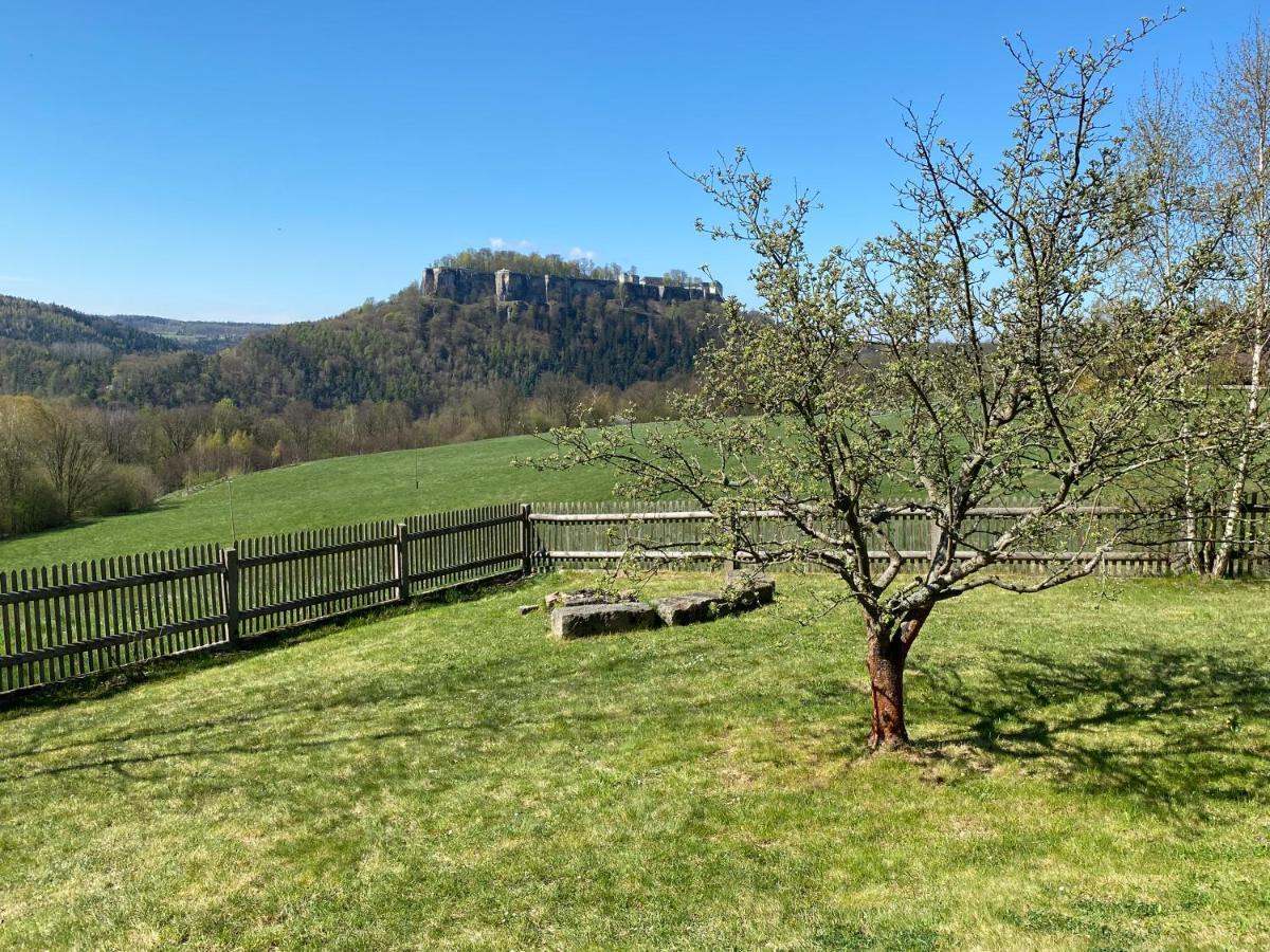 Waldhaus Am Lilienstein Lägenhet Königstein an der Elbe Exteriör bild